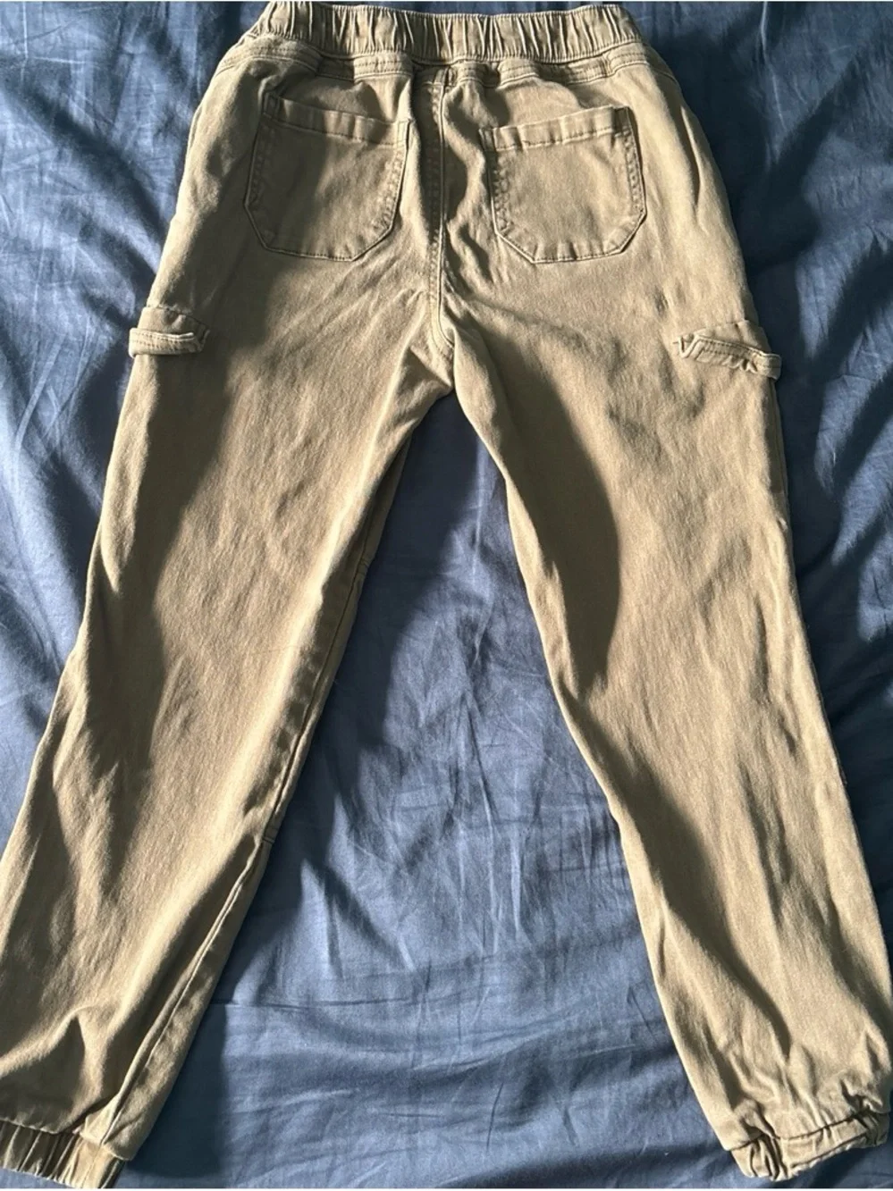 Rewash Olive Khaki Cargo Jogger Pants